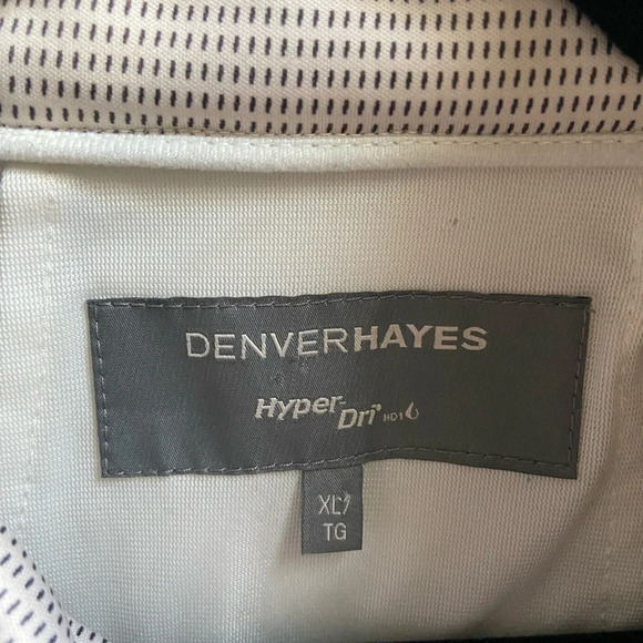 DENVER HAYES long line jacket off white trench jacket sz XL - Picture 3 of 8